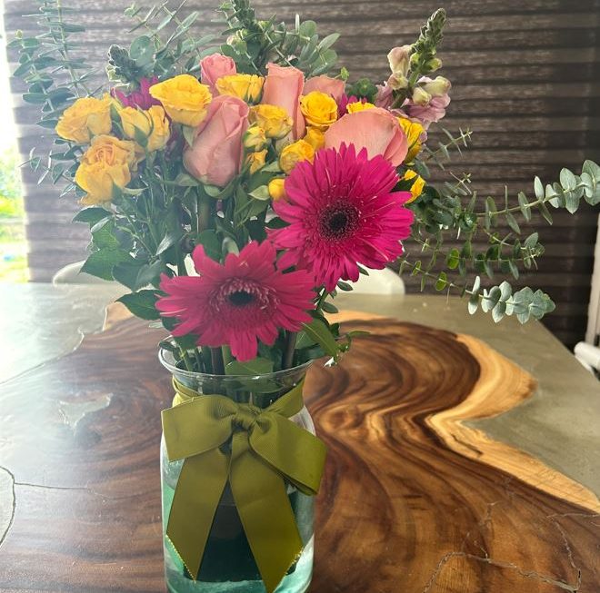 Flowers in a vase